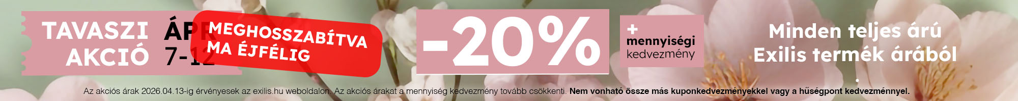 exilis-tavaszi-topwide Exilis Summer Deals